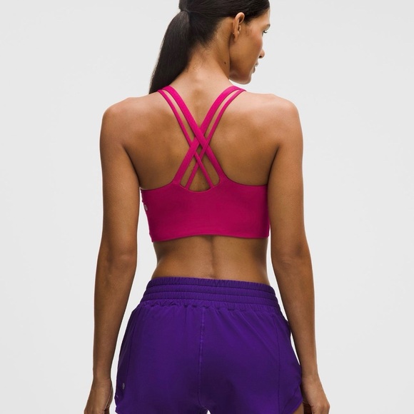 lululemon athletica Pink Energy Longline Sports Bra - Evolve - Picture 5 of 5